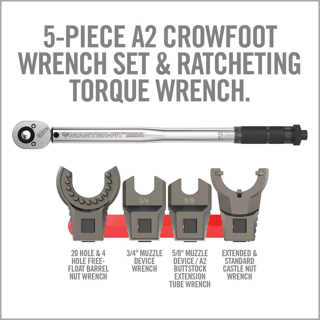 5-Piece AR15 Wrench Set