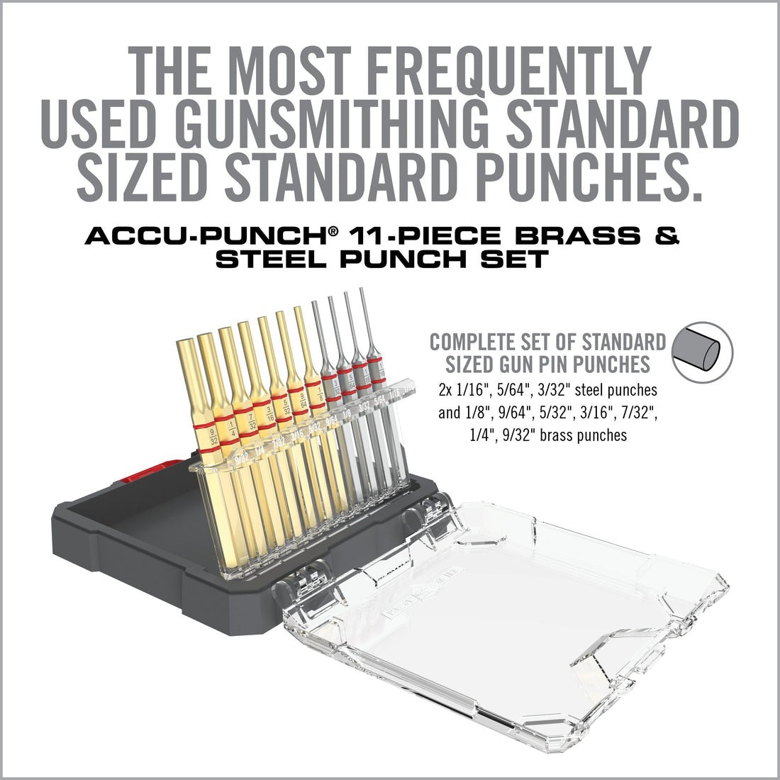 11-Piece Brass and Steel Pin Set