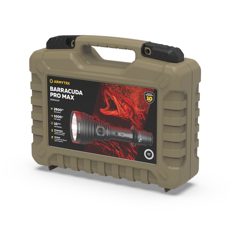 Armytek Barracuda Pro Max Hunting Kit - White
