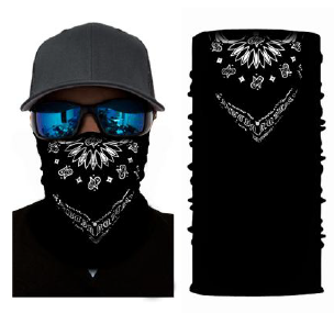 Face Cover Western Black