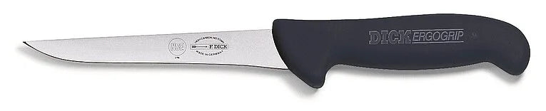 ErgoGrip Boning Knife Straight 13cm - Black