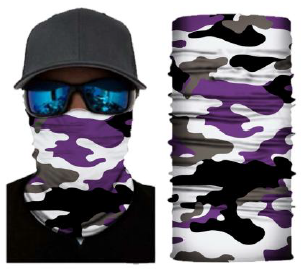 Face Cover Purple Urban Camo