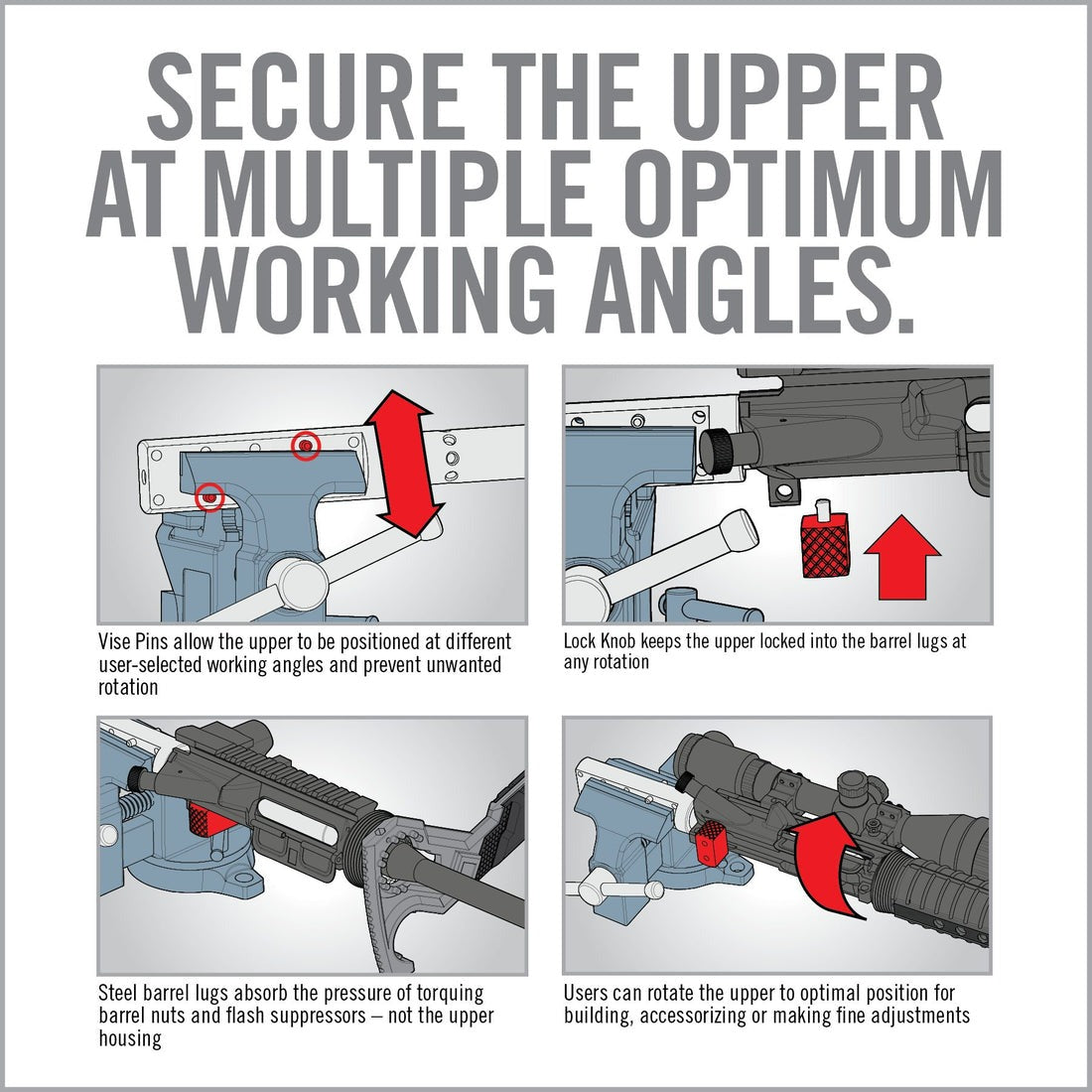Lug-Lok Upper Vise Block – AR15