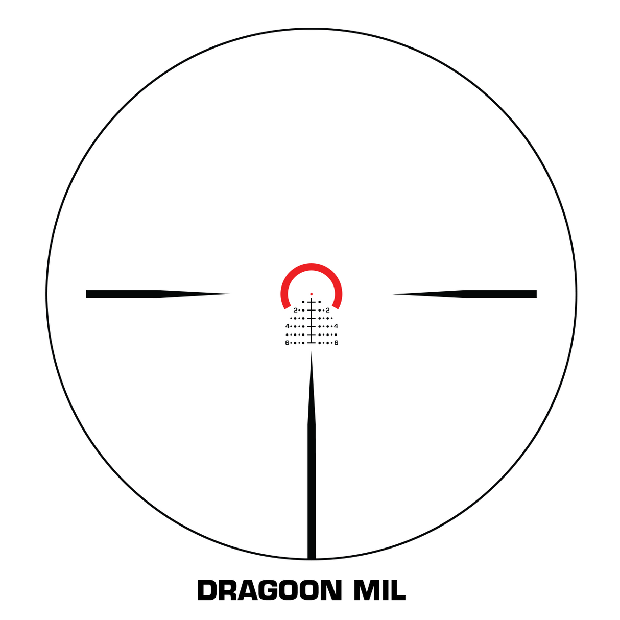 Warhorse LPVO 1-6x24 FFP Red MIL