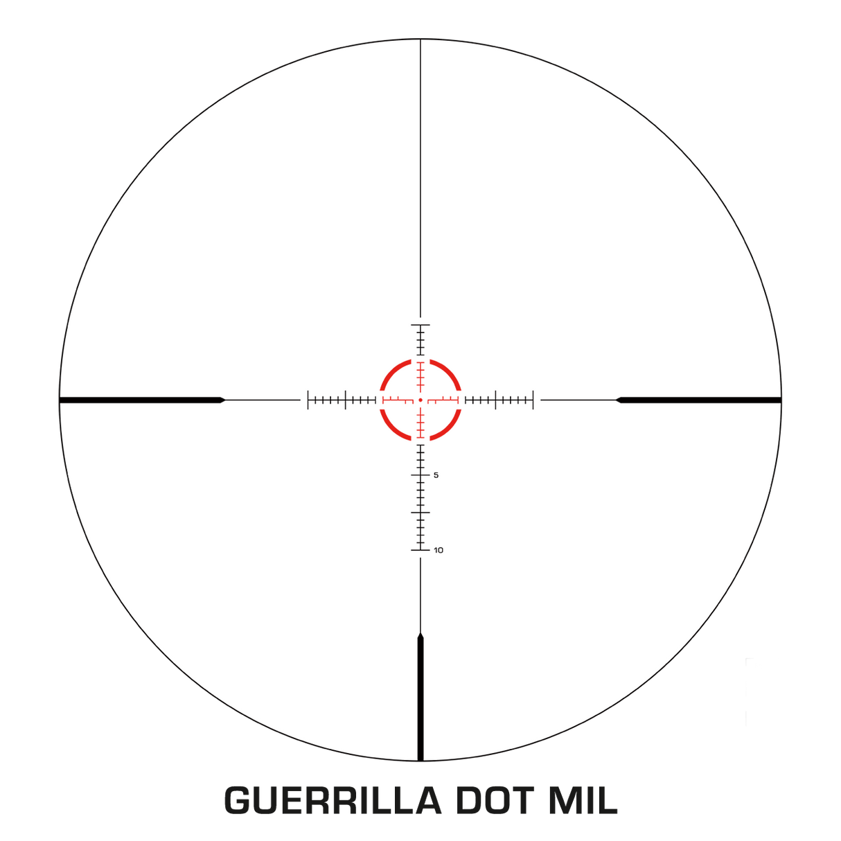 Arrowhead LPVO 1-10X24 Red IR MIL