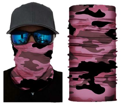 Face Cover Pink Camo