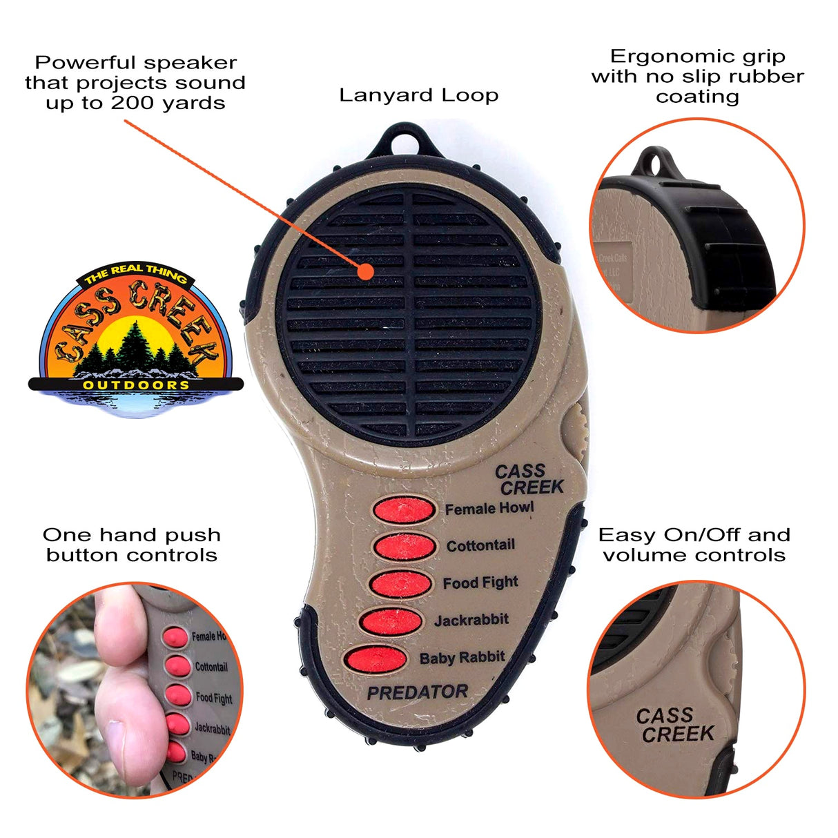 Cass Creek Ergo Predator Call